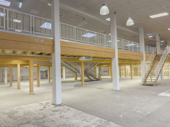 Ausstellungsfläche Treppe